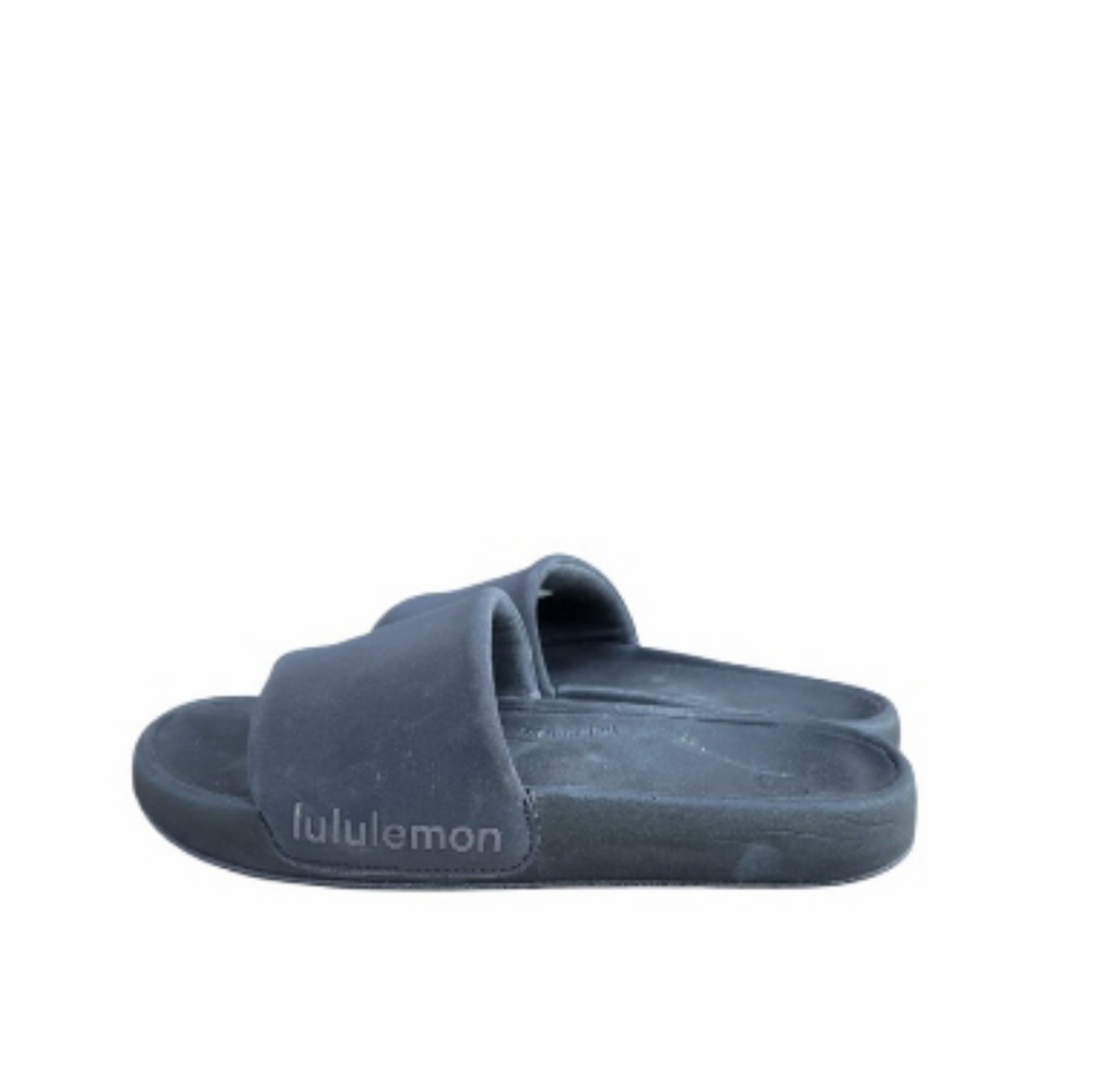 Lululemon Athletic Black Slip On Slide Sandal Shoe Restfeel Athletica Women 6 - Picture 8 of 8